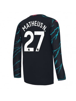 Manchester City Matheus Nunes #27 Replika Tredje Kläder 2023-24 Långärmad